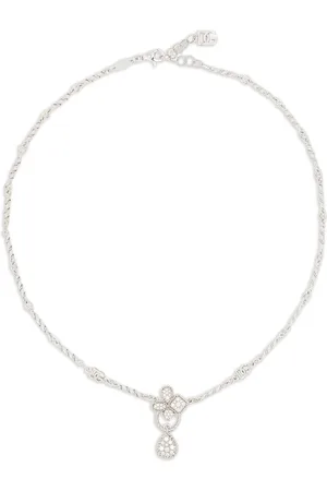 Dolce & Gabbana 18K white gold Easy diamond necklace