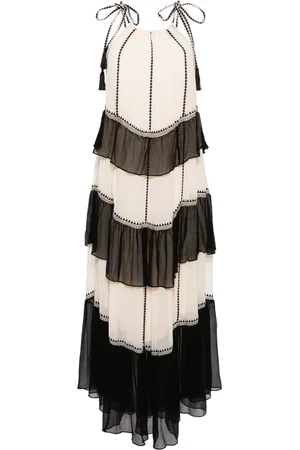ULLA JOHNSON Delilah ruffled silk midi dress