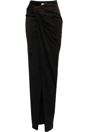 SANKUANZ Bleached effect skirt