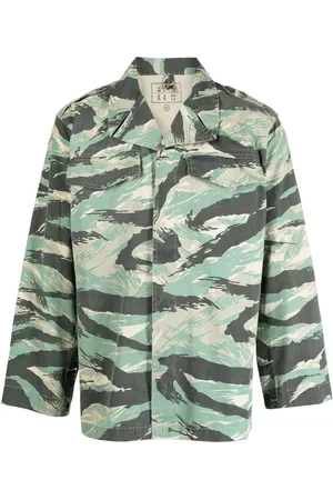 Maharishi Camouflage-print long-sleeve shirt