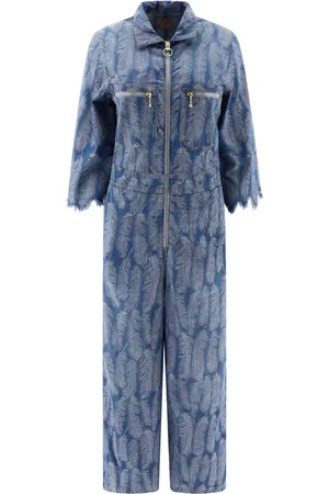 KAPITAL Magpie denim jumpsuit