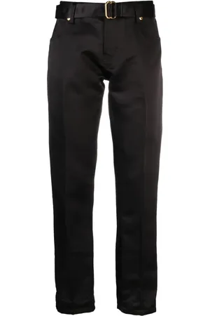 Tom Ford Duchesse-satin silk boyfriend trousers