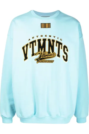 VTMNTS Logo-print crew neck sweatshirt