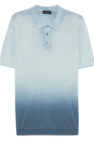 Roberto Collina Gradient-effect polo shirt