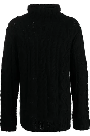 YOHJI YAMAMOTO Roll-neck chunky-knit jumper