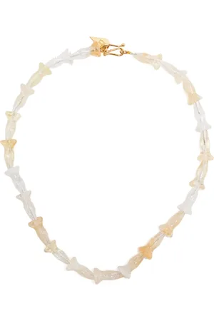 FORTE FORTE Gemstone-flower necklace