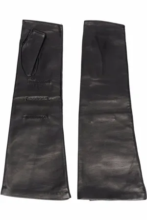 Manokhi Fingerless leather gloves