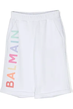 Balmain Logo-print jersey shorts