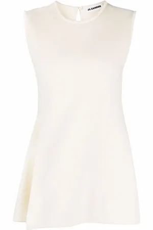 Jil Sander Sleeveless peplum top