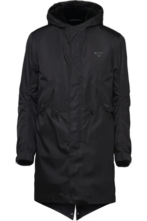 Prada Re-Nylon hooded parka coat