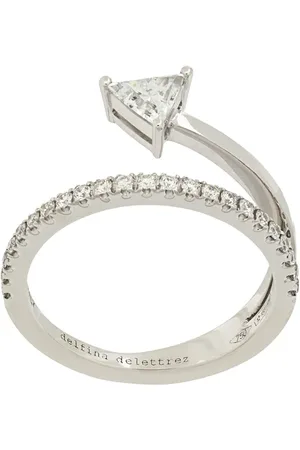 DELFINA DELETTREZ 18kt white gold Marry Me ring