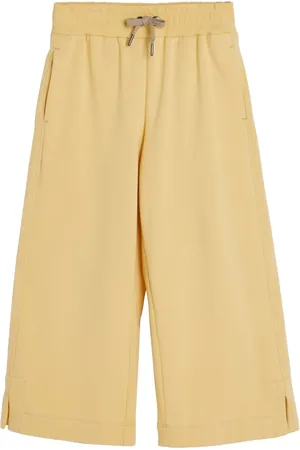 Brunello Cucinelli Drawstring-waist cotton trousers
