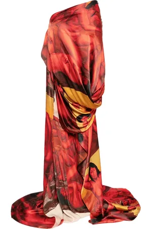 SANKUANZ All-over graphic print skirt