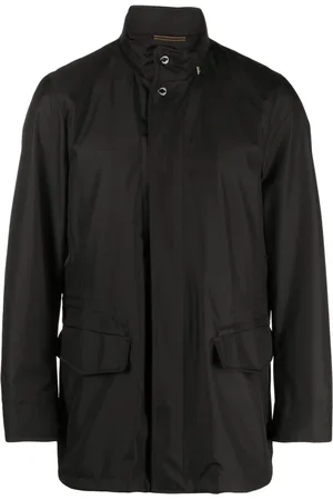 MOORER Drawstring-waist hooded jacket