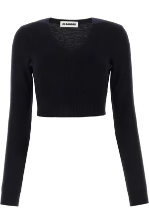 Jil Sander Cropped wool sweater