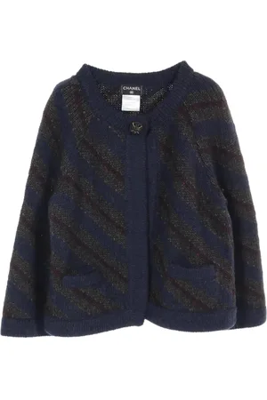 CHANEL 1986-1988s wool-blend cardigan