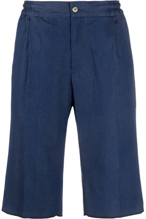 Kiton Elasticated denim shorts