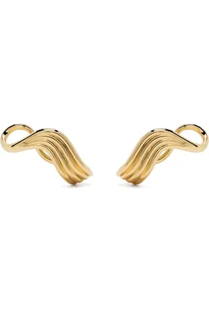 Fernando Jorge 18kt yellow Stream Lines earrings