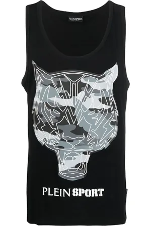 Philipp Plein Tiger print tank top