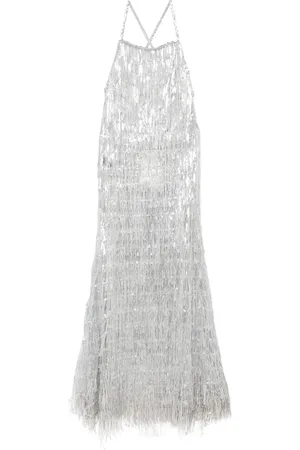 ALMAZ Fringe siren dress