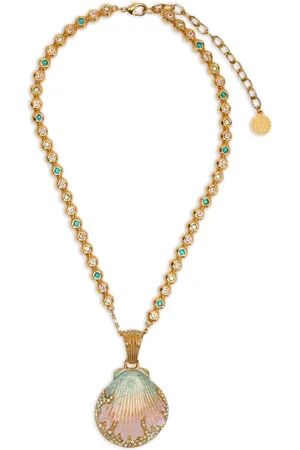 Roberto Cavalli Shell-pendant necklace
