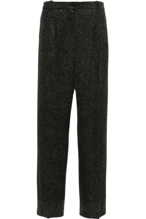 CHANEL 2002 wool-blend wide-leg trousers