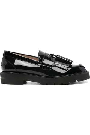 Stuart Weitzman Mila Lift 30mm tassel-detailed loafers