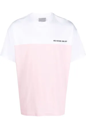 VTMNTS Logo-print colour-block T-shirt