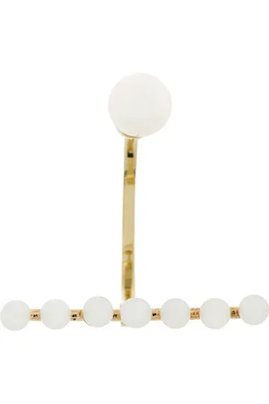 DELFINA DELETTREZ 9kt yellow gold Gold Vein earring