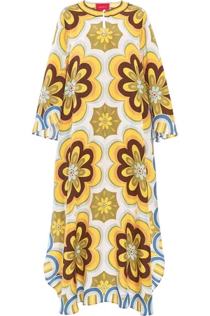 La DoubleJ Flying floral-print dress