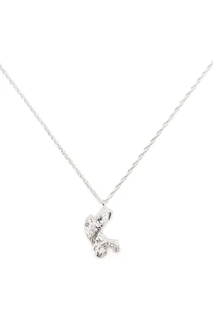 Lee K alphabet-charm necklace