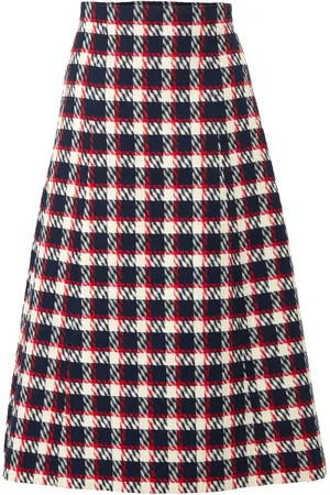 Carolina Herrera Tweed A-Line midi skirt