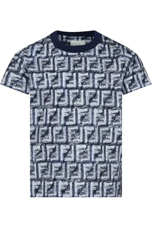 Fendi Zucca-print cotton T-shirt