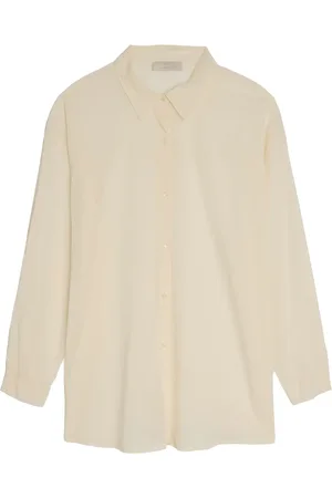 AMOMENTO Sheer cotton shirt