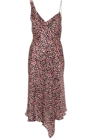 Isabel Marant Lucia graphic-print slip dress