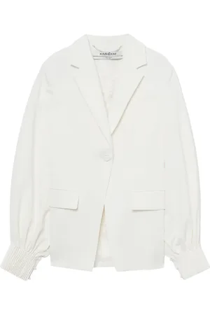 KIMHEKIM Single-button gathered-sleeve jacket