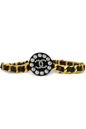 CHANEL 1995 CC rhinestone chain belt