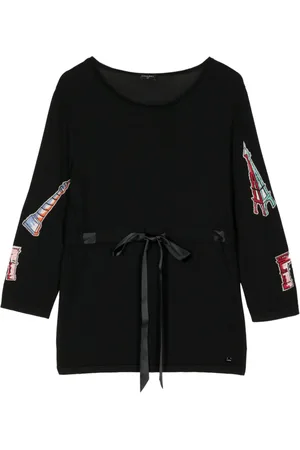 CHANEL 2012 Icon tie-fastening jumper