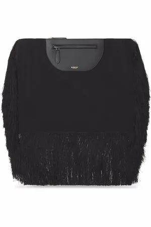 Burberry Olympia fringe-detail clutch bag