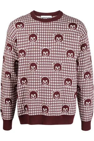 Moschino Teddy Bear-print wool jumper