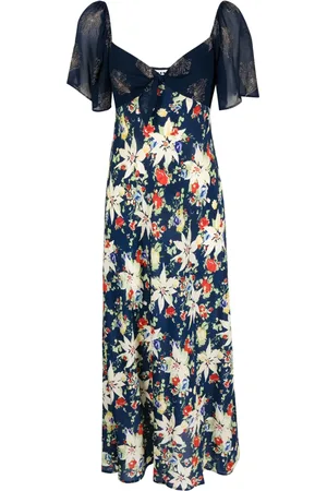 RIXO London Floral-print midi dress