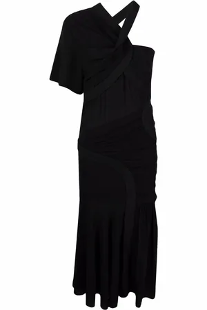 Stella McCartney Single-sleeve midi dress