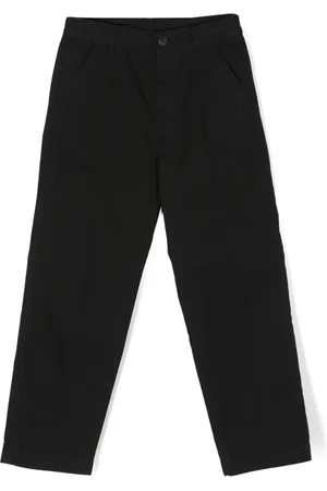 Diesel Logo-embroidered chino trousers