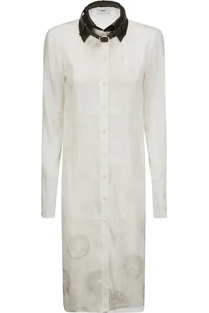 COPERNI Collar-detail silk dress
