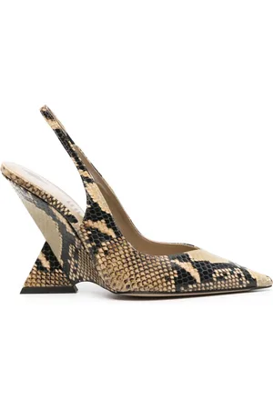 The Attico Cheope 105mm leather pumps