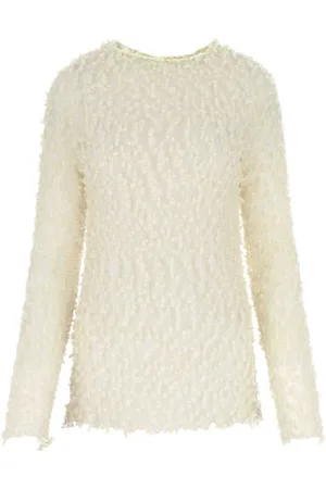 Jil Sander Crew-neck long-sleeve mesh top