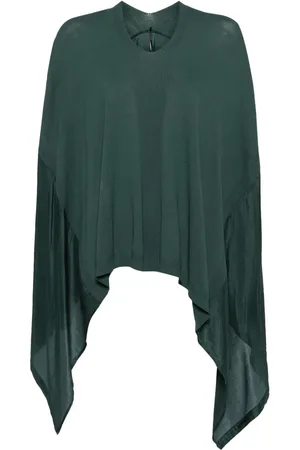 MASNADA Draped hi-lo blouse