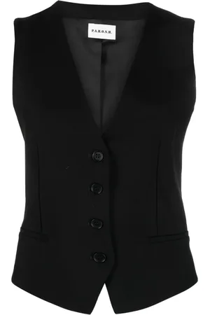P.A.R.O.S.H. V-neck buttoned waistcoat
