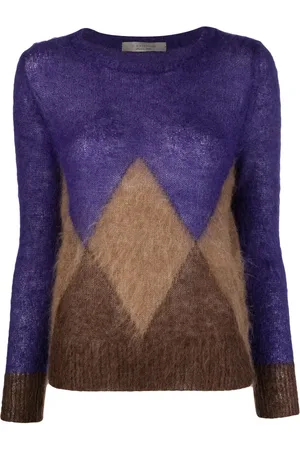 D.EXTERIOR Brushed-effect crew-neck jumper