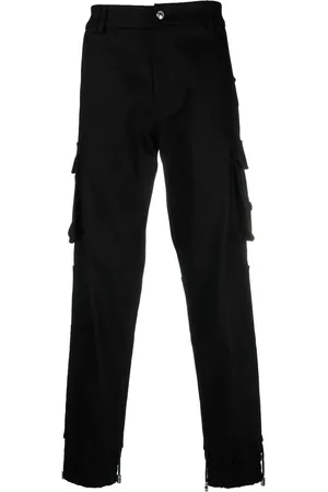 GCDS Straight-leg cargo trousers